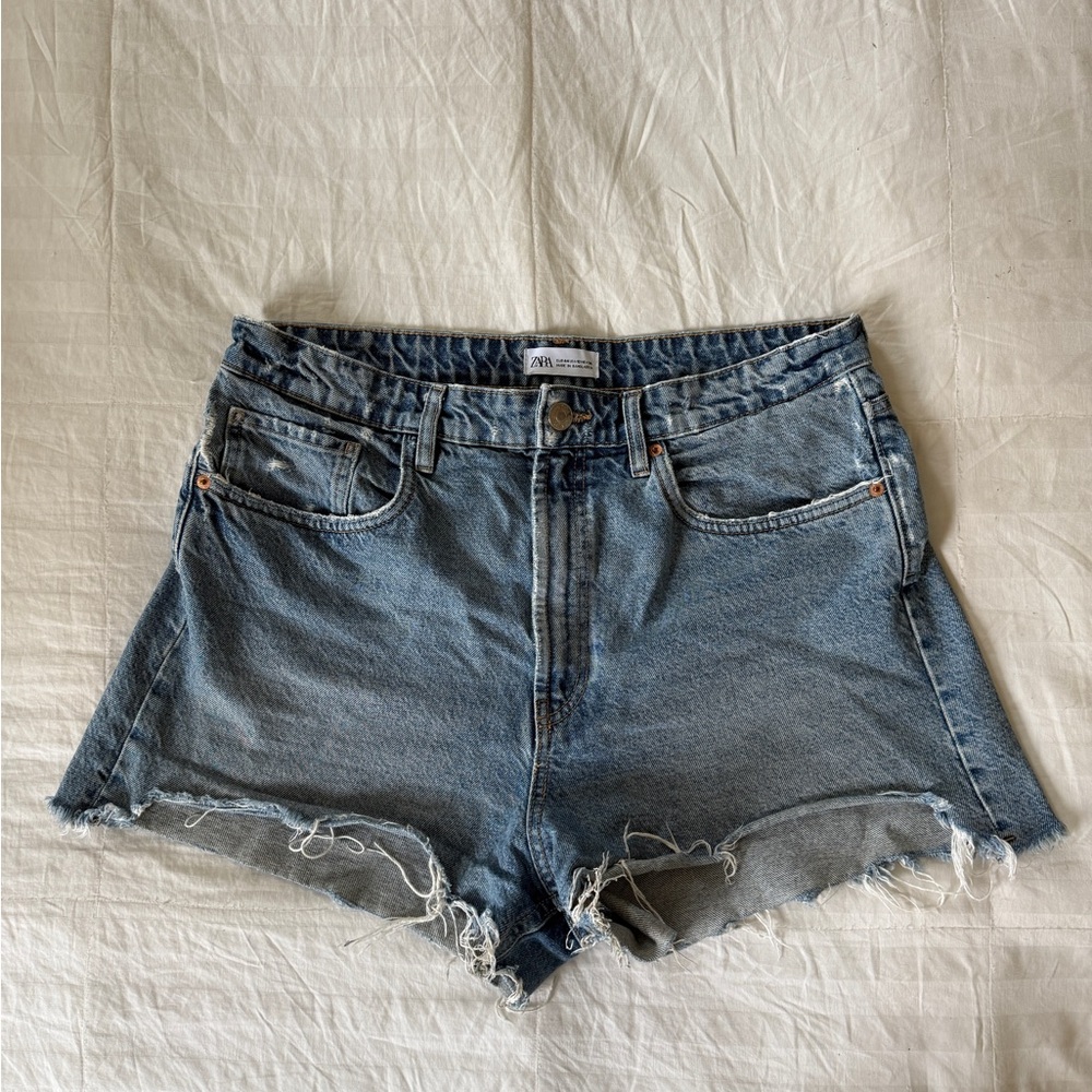 ZARA Denim Blue Women Shorts